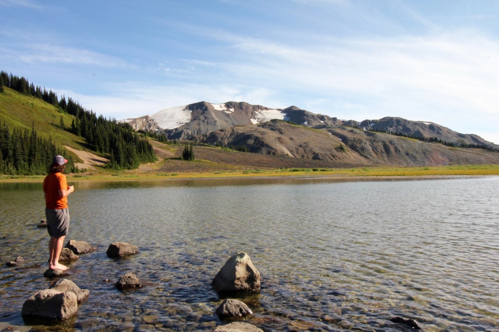 Looking towards Panorama Ridge from Cinder Flats